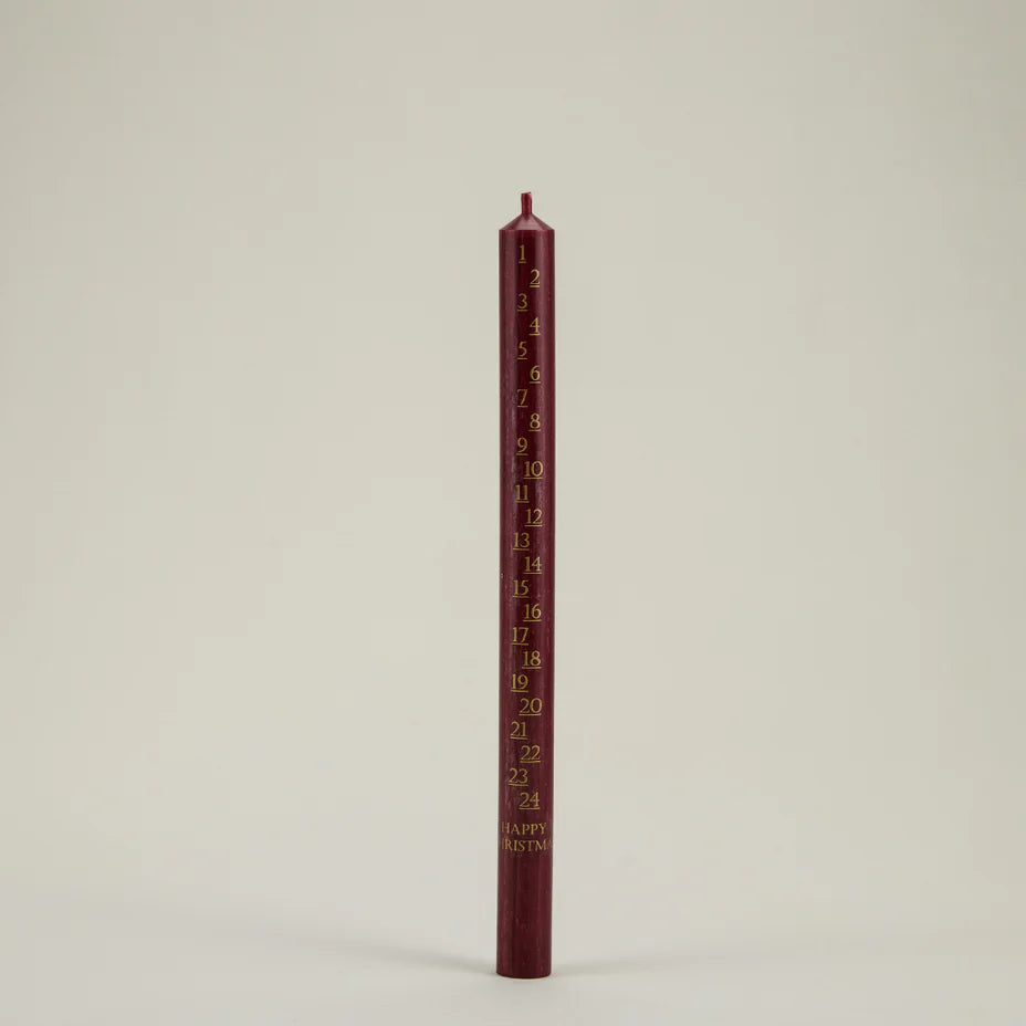 Red 7/8"x12" Advent Candle