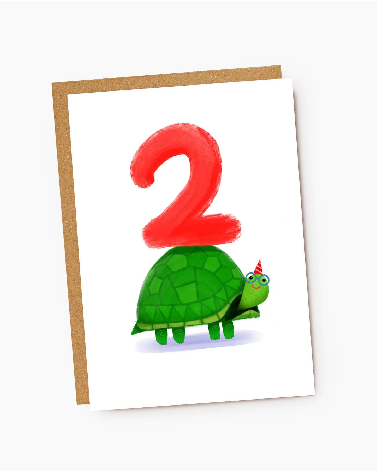 Cute Dinosaur - Kids Birthday Card - Age 6