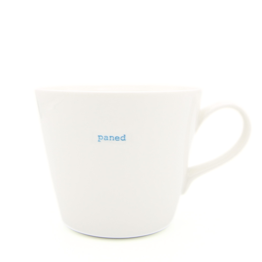 paned bucket mug