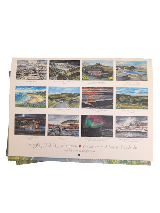 Wales 2026 Calendar : Views from a Welsh roadside