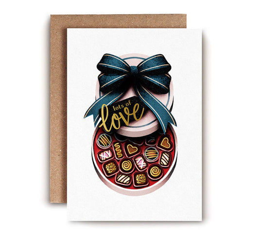 Box of Chocolates Card | Love Card | Anniversary Card