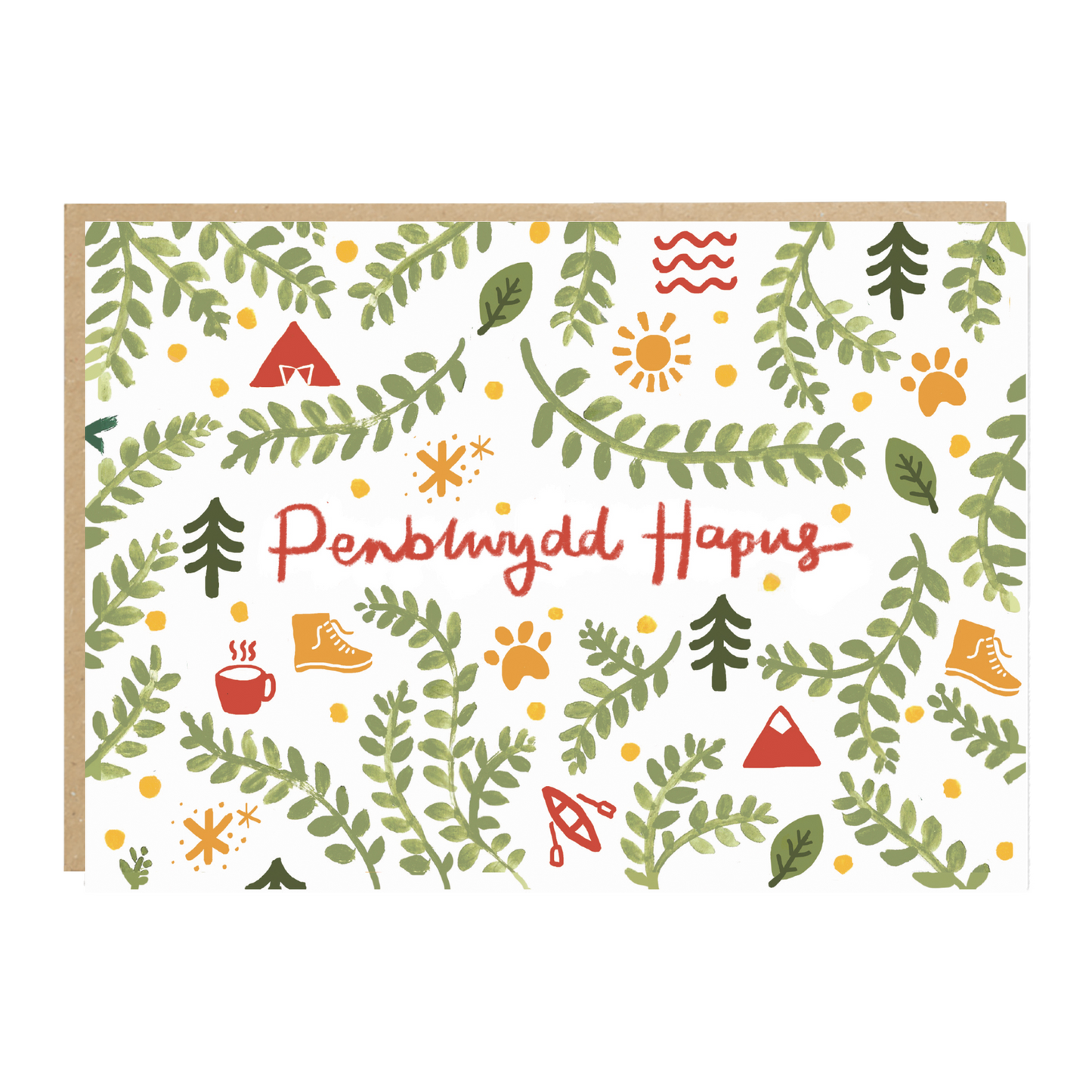 Welsh Language 'Penblwydd Hapus' Birthday Card