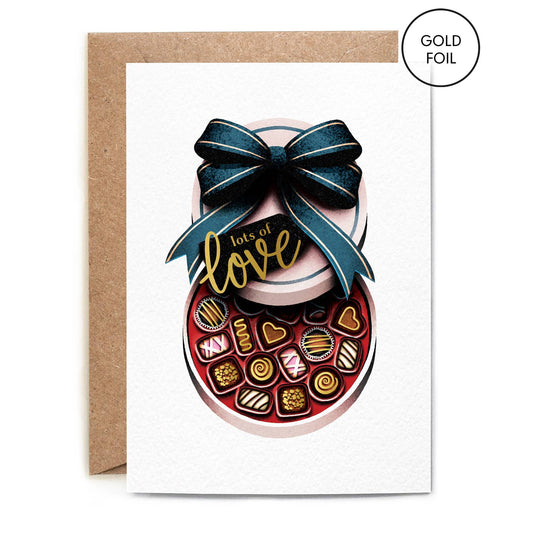 Box of Chocolates Card | Love Card | Anniversary Card