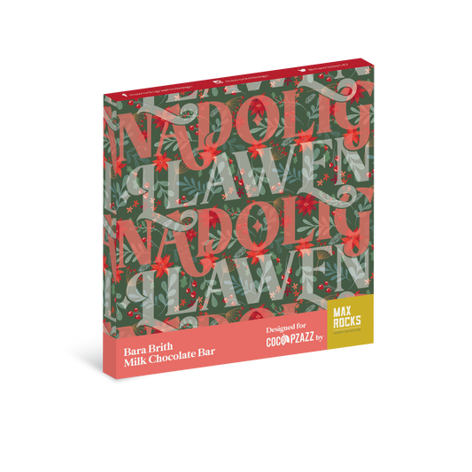 Christmas Max Rocks Bara Brith Milk Chocolate Bar 80g