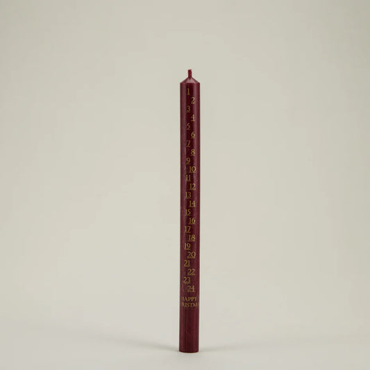 Red 7/8"x12" Advent Candle