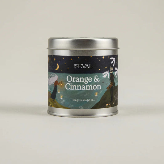 Orange & Cinnamon, Christmas Scented Tin Candle