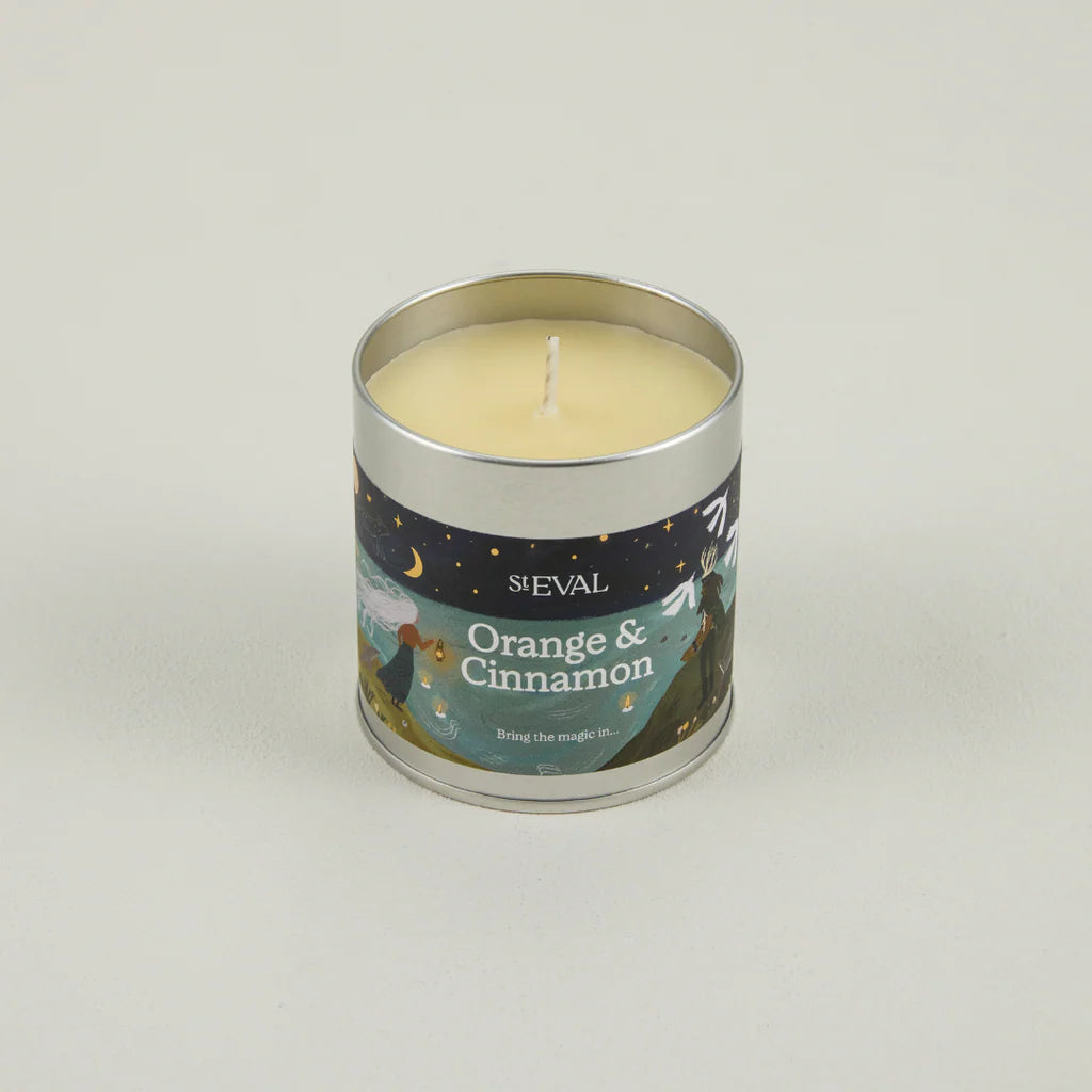 Orange & Cinnamon, Christmas Scented Tin Candle
