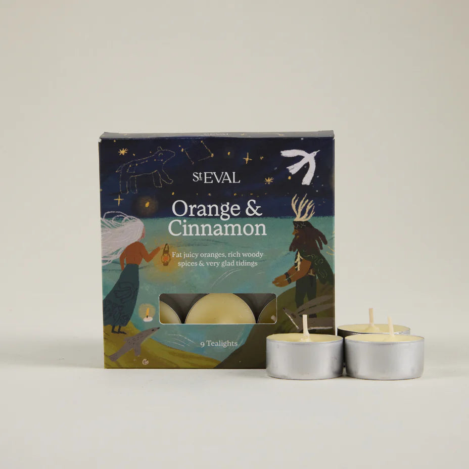 Orange & Cinnamon, Christmas Scented Tealights