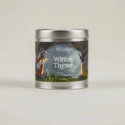 Winter Thyme, Christmas Scented Tin Candle