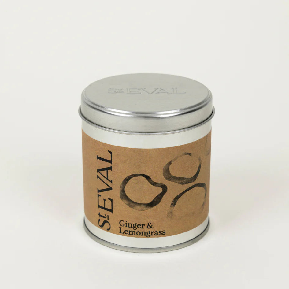 Ginger & Lemongrass, Scented Tin Candle