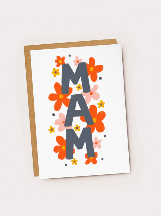 Mam Welsh Language Card