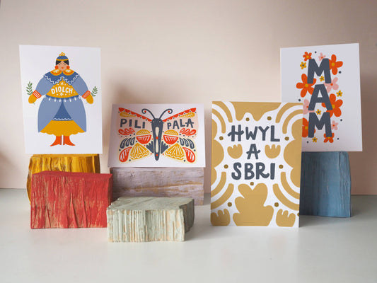 Hwl A Sbri Welsh Language Friendship Card