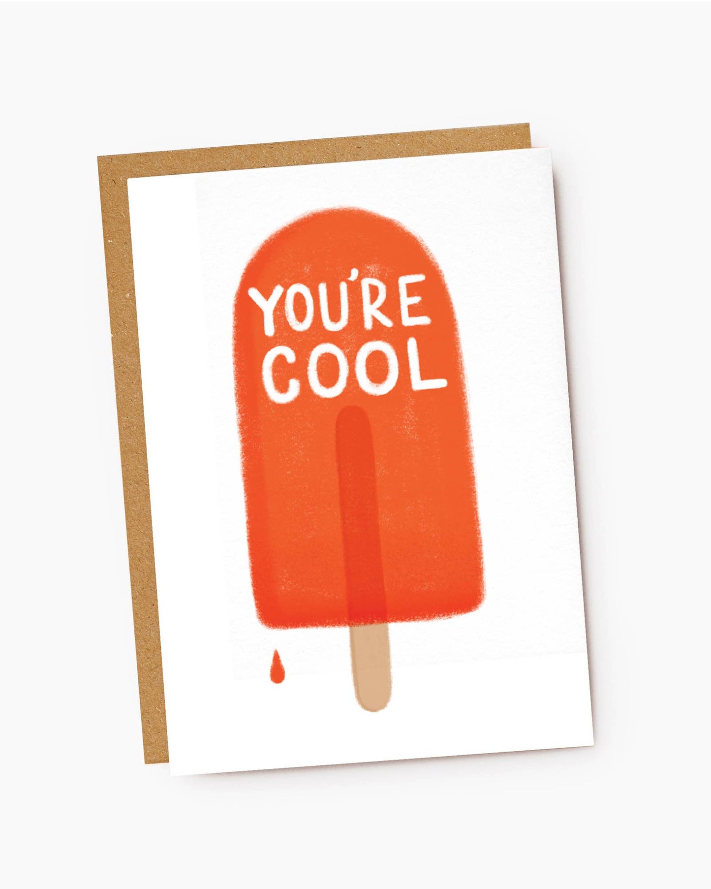 'You're Cool' Ice Lolly Card