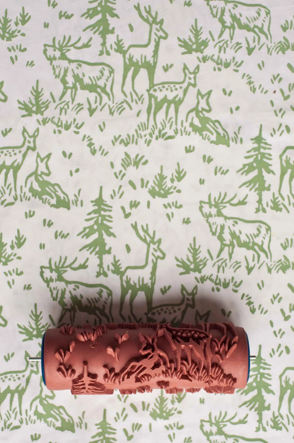 Woodland Patterned Paint Roller from The Painted House
