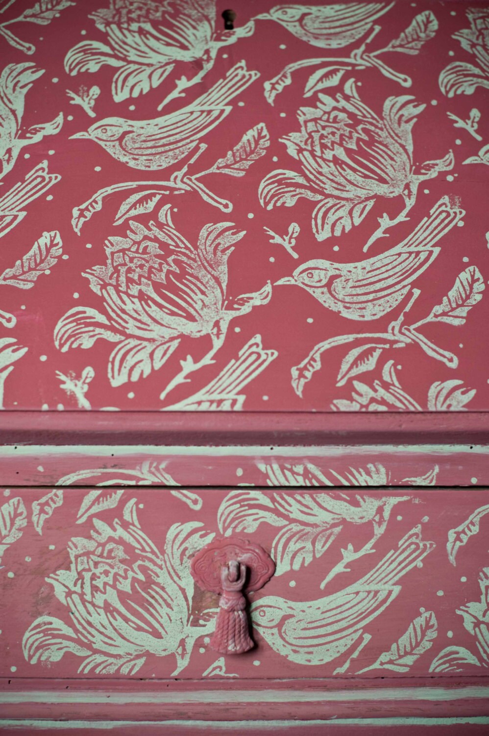 Flock patterned paint roller from The Painted House