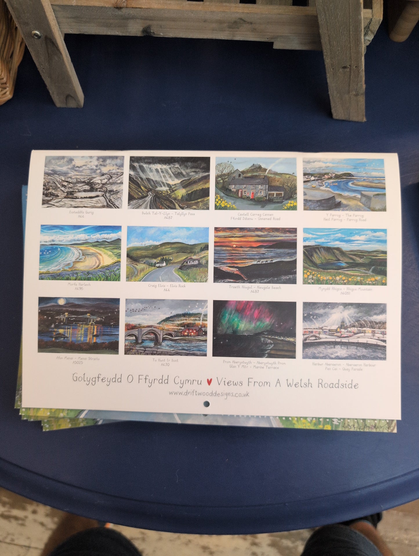 Wales 2026 Calendar : Views from a Welsh roadside