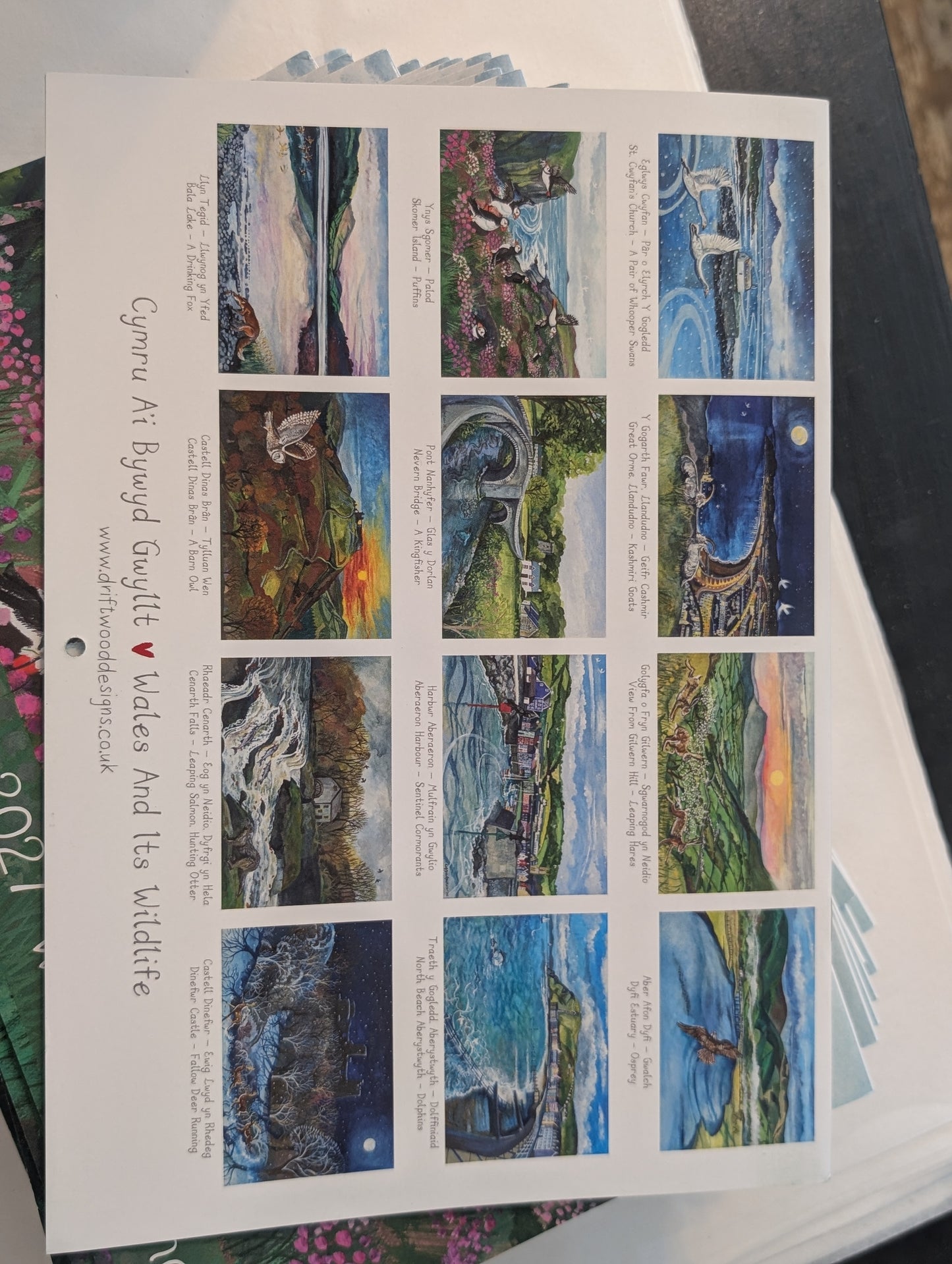 Wales 2027 Calendar